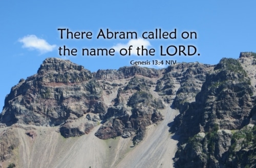 call on the name of the Lord