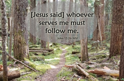 following Jesus wherever he leads