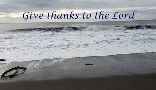 give thanks to the Lord