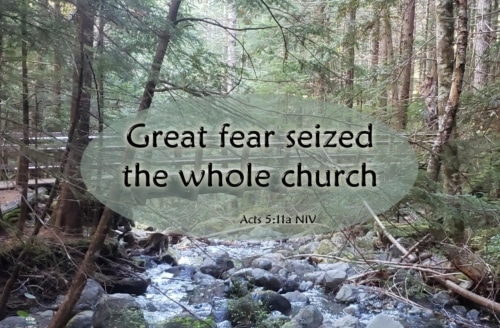 great fear seized the church