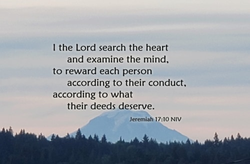 the Lord searches hearts and minds