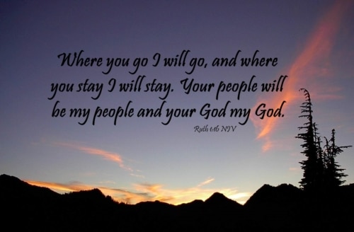 your God will be my God