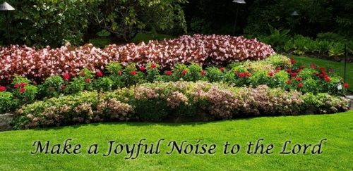 make a joyful noise to the Lord