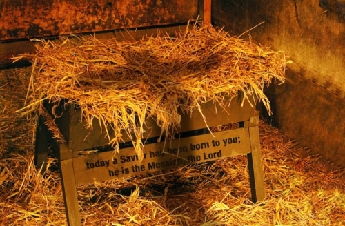 The manger and the cross