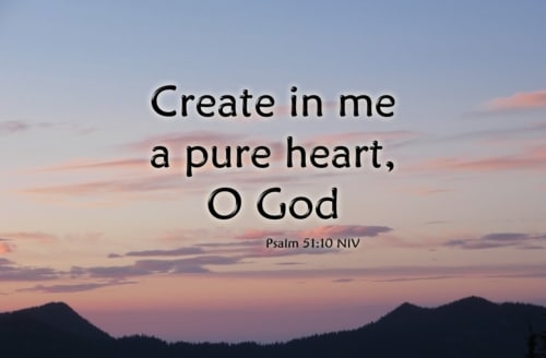 create in me a pure heart