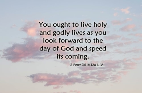 Live Holy and Godly Lives