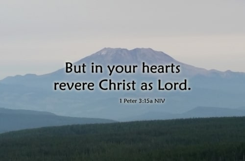 Revere Christ as Lord