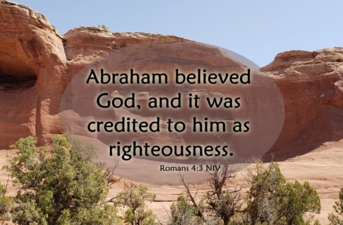 credited as righteousness