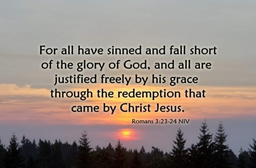 justified freely by God's grace