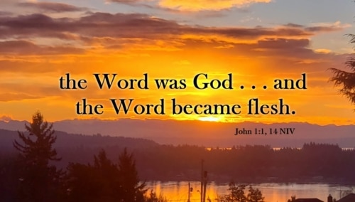 the Word became flesh
