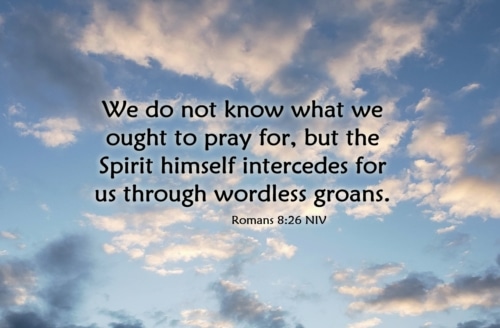 groaning of the Holy Spirit